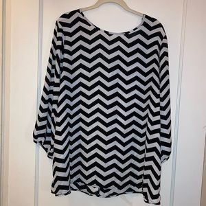 Dressy Chevron Blouse